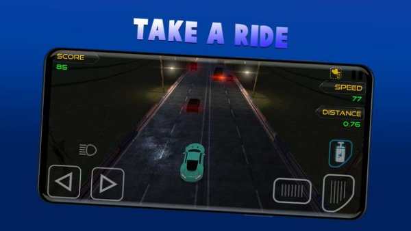 Highway Traffic HD Asphalt - Car with Hot Wheels screenshot 2