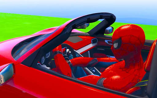 Superhero Car Racing Stunts Limits screenshot 2