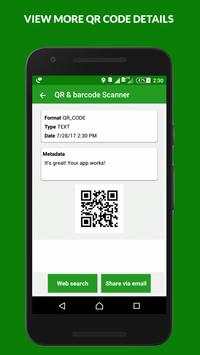 Free QR Code Scanner 2017 , Barcode Scanner screenshot 2