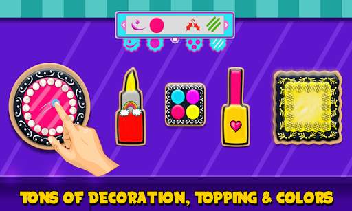 Princess Makeup Cookies maker! Girls Cooking Game screenshot 4