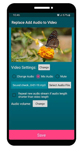 Replace Add Audio to Video screenshot 3