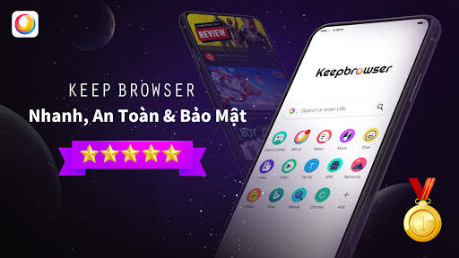 KeepBrowser - Nhanh, An Toàn & Bảo Mật screenshot 1