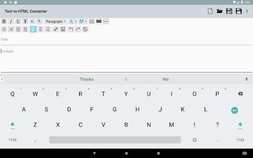 Text to HTML Converter 10 تصوير الشاشة