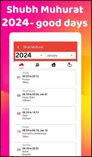 2024 Calendar screenshot 5