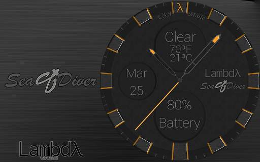Lambdλ™ Sea Diver Watch Face screenshot 1