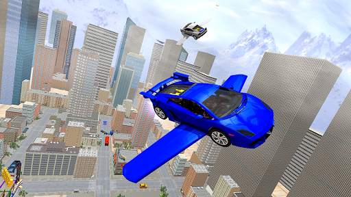 Flying Sports Car Simulator screenshot 2