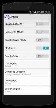 4G Fast Internet Browser screenshot 8