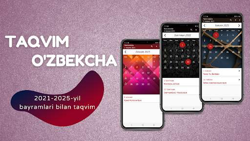 Òzbekiston Kalendar screenshot 1