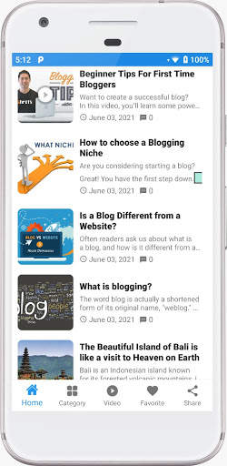 Bloggi- Blog & Writing tips screenshot 2