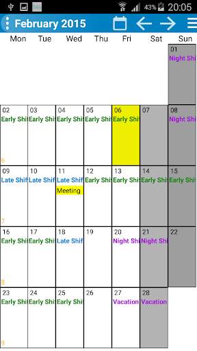 Shift Wage Planer Trial screenshot 2