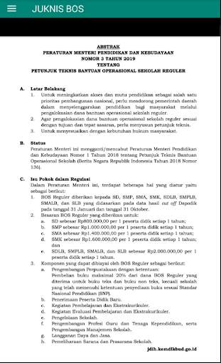 Juknis Bos 2019 screenshot 5