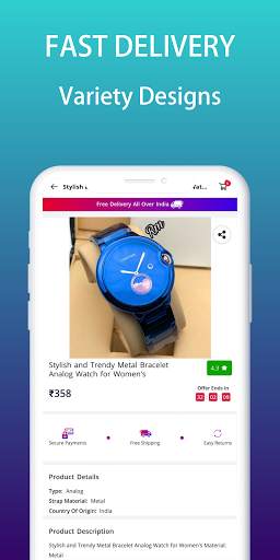 Watch Online Shopping App for Men - Women Watches screenshot 6