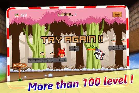 Ninja Panda Run - Sushi Temple screenshot 3