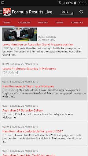 Formula History Results screenshot 1