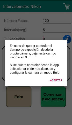 Intervalometro Nikon screenshot 3