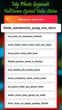 Gujarati Lyrical Video Status Maker screenshot 1