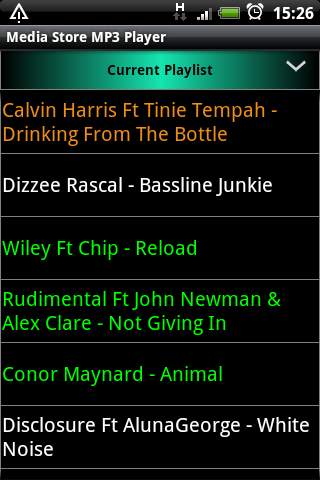 Media Store MP3 Player screenshot 3