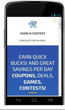 PLAY GAME CONTESTS WIN CASH screenshot 1