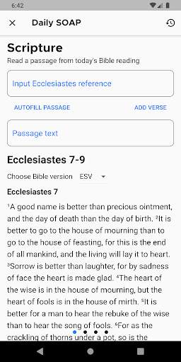 Daily SOAP - helping you read and study the Bible screenshot 2