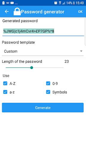 My Password screenshot 3