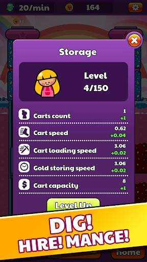Candy Mine Idle Clicker: Crafting Game for Girls screenshot 4