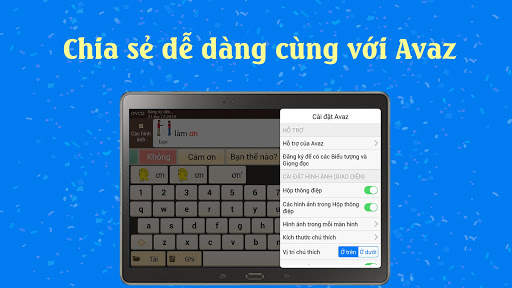 Ứng dụng Avaz Tiếng Việt cho giao tiếp. screenshot 14