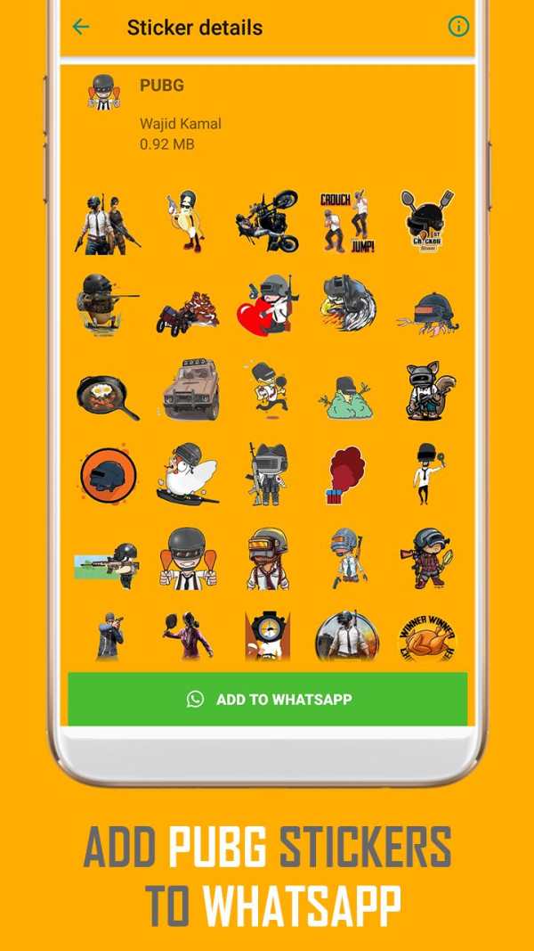 WAstickers: pubG png stickers, Game WAStickerApps screenshot 4