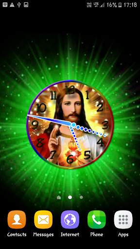 Lord Jesus Clock Live Wallpaper screenshot 5