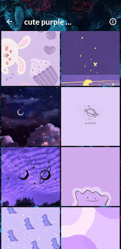 cute purple wallpapers screenshot 6