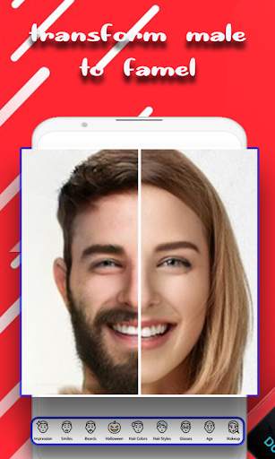 Face gender changer app swap screenshot 1