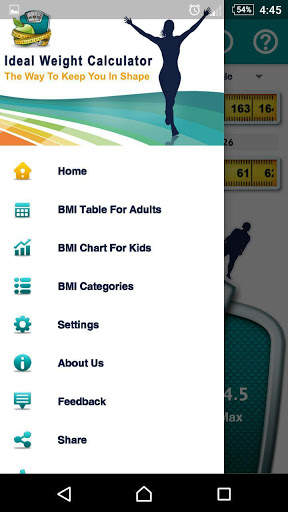 Ideal Weight Calculator screenshot 2
