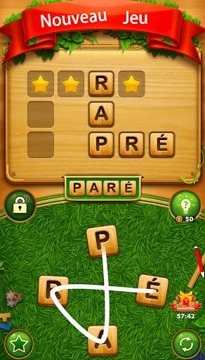 Recherche Par Mots Croisés Jeu screenshot 1