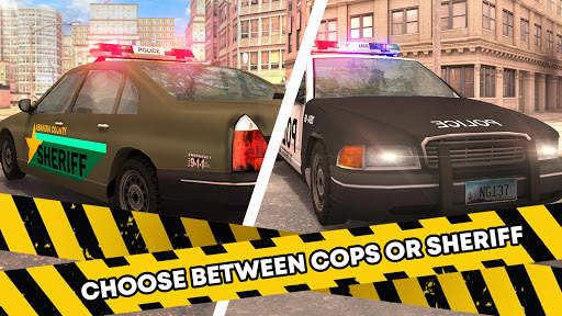 Cop Car Chase 🚨 Police Robber Racing City Crime screenshot 8
