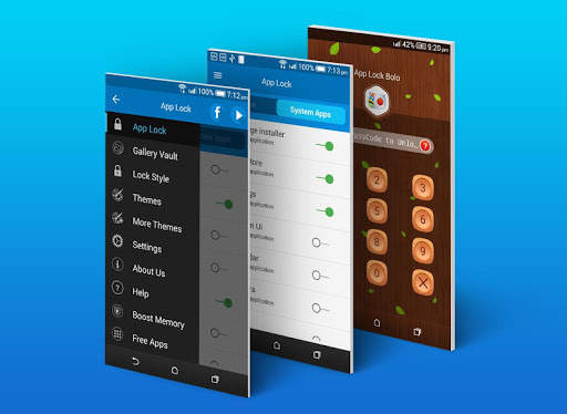 App Lock Bolo : Theme Wooden screenshot 1