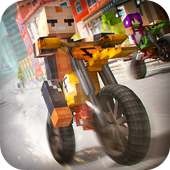 Crafting Motocross Bike Racer logo