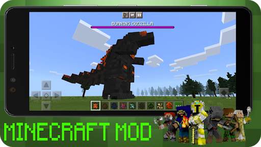 Mod Godzilla Minecraft PE screenshot 5