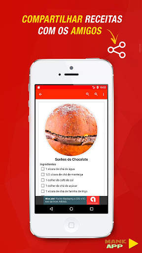 Receitas de Doces e Salgados screenshot 4