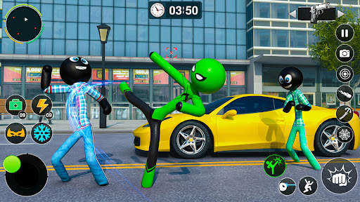 Aranha Stickman Corda Herói screenshot 5