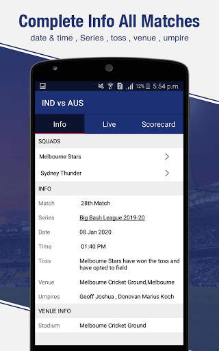 CricketOn - Fast Live Line Score App for PSL screenshot 4