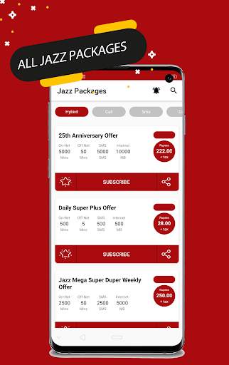 All Network Packages 2020 (Jazz Zong Ufone Telenr) screenshot 2