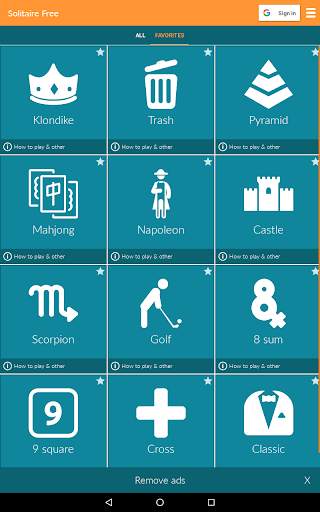 Solitaire screenshot 8