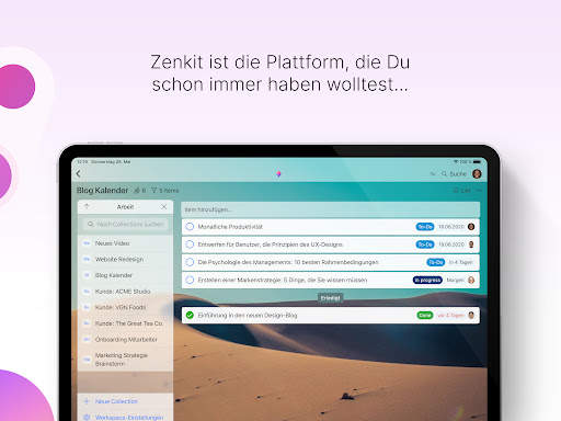 Zenkit screenshot 9