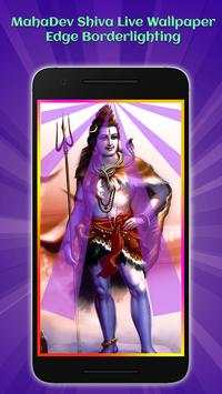 MahaDev Shiva Live Wallpaper-Edge Borderlighting screenshot 5