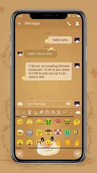 Emoji Keyboard - Teddy Bear screenshot 2
