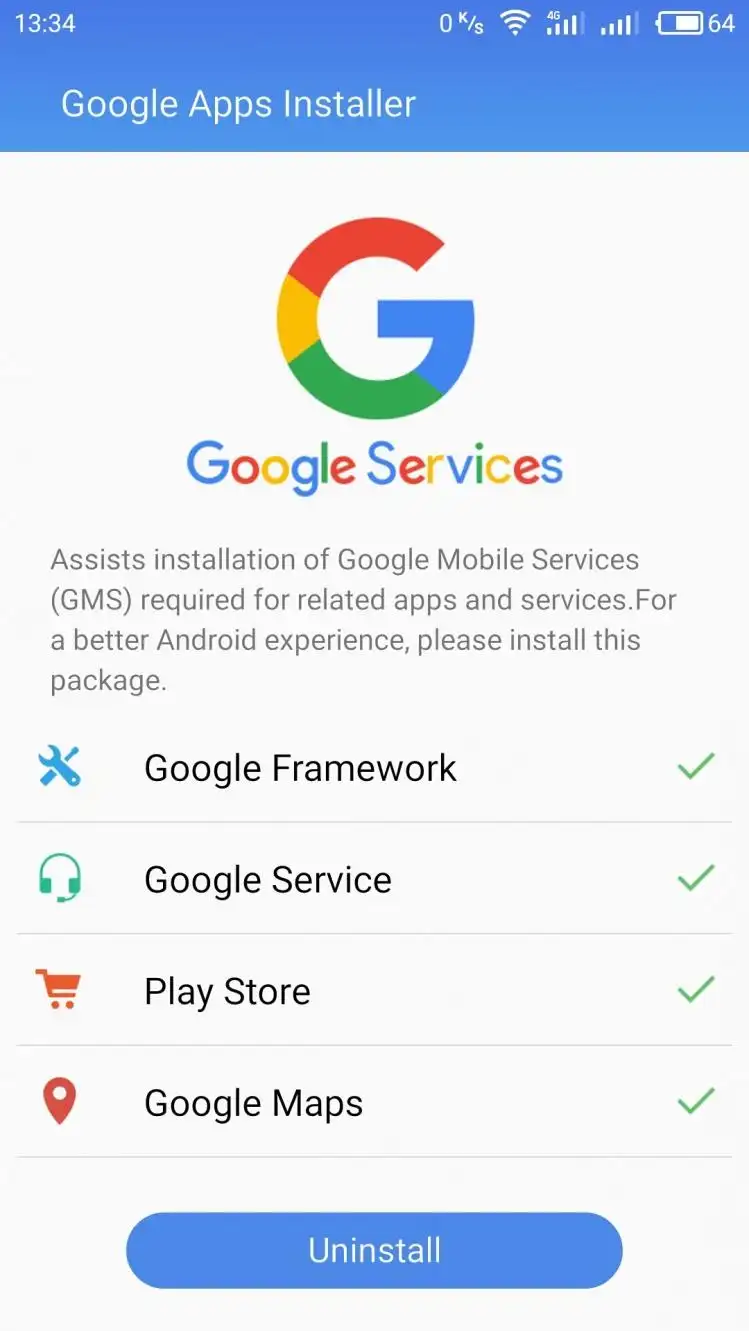 Google Apps Installer for Meizu screenshot 1