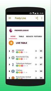Footy - Live On Score screenshot 3