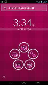 Smart Launcher Pink Neon screenshot 1