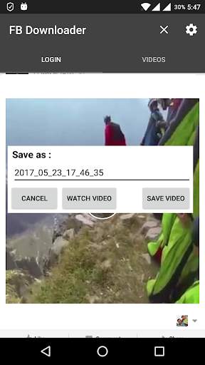 Video downloader for Facebook free screenshot 2