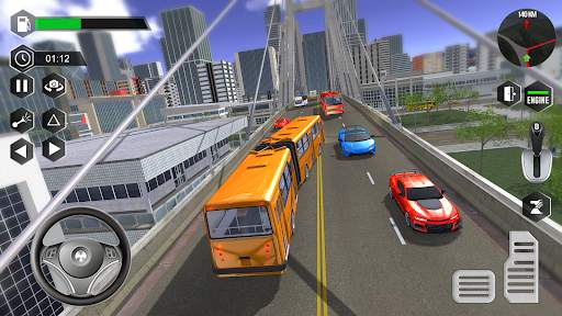 Metro Bus Simulator 3D screenshot 2