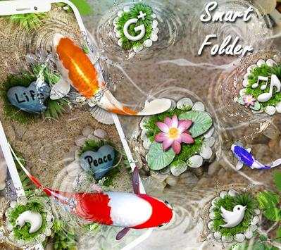 Free Koi Fish 3D Theme With Animation screenshot 3